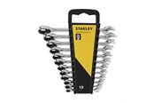 Håndværktøj - Stanley Ratchet Wrenches Set - 12 Pcs - STMT82847-0