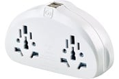 Mobil - Adaptere & Opladere - Go Travel World-AUS/Kina Adapter Duo + USB - 5016326006331