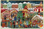 Puslespil - Ravensburger Christmas, Wooden 500p - 12001539