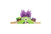 Trælegetøj - Bigjigs Wooden Monster Bridge - BJT611