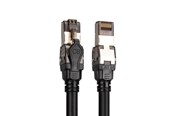 Netværkskabel - DIGITUS CAT 8.1 S-FTP Patch Cord - 3m - Sort - 3m - DK-1843-030