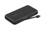 Powerbank - Belkin BoostCharge power bank - with integrated cable - 2 x USB-C USB - 30 Watt Powerbank - Sort - 20000 mAh - BPB024HQBK