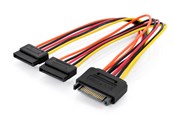 Strømkabel (intern) - DIGITUS Internal SATA Y-power Supply Cable - AK-430405-003-M