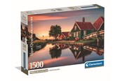 Puslespil - Clementoni Jigsaw Puzzle Zaanse Schans 1500 pcs. Floor - 31734
