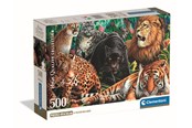 Puslespil - Clementoni Jigsaw Puzzle Wild Cats 500 pcs. Floor - 35584