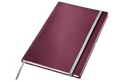 Blokke, Formularer & Notesbøger - Leitz Style notesbog A4 kvadreret med hardcover, rød - 44761028