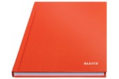 Blokke, Formularer & Notesbøger - Esselte Solid notesbog A5 kvadreret med hardcover, lys rød - 46660020