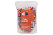 Kreativt Legetøj - Colorations - Pony Beads Mother of Pearl Effect 6x9 mm 1000 pcs. - 43BL04