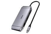 USB hub - Choetech 9-in-1 4K HDMI 100W PD and USB 3.0 USB-C Hub Gray USB hub - USB 3.0 - 9 ports - Grå - HUB-M15