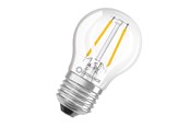 Lyskilder - Osram LED pære Krone Filament 250lm 2,5W/827 (25W) Klar E27 - 4099854069192