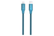 USB kabel - GreyLime Braided USB-C to MFi Lightning Cable Blue 1 m - C21CL1M01