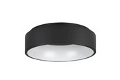 Lamper - EGLO Stars of Light MARGHERA 2 loftlampe 3000lm Ø450 sort/hvid - 390049