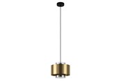 Lamper - EGLO Stars of Light DUGLIA pendel E27 sort/guld/sort-transparent - 390066
