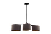 Lamper - EGLO Stars of Light HONDURAS langbordspendel 4xE27 Ø730 sort/cappuccino/guld - 390093