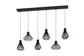 Lamper - EGLO Stars of Light BASIDANO langbordspendel 6L E27 sort - 390126