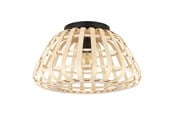 Lamper - EGLO Stars of Light MONTEZUELO loftlampe E27 bambus/sort - 390149