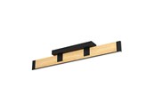 Lamper - EGLO Stars of Light CAMINARRO loftlampe sort/brun - 390224