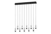 Lamper - EGLO Stars of Light PIANOPOLI 2 langbordspendel 10L sort/krystal - 390278
