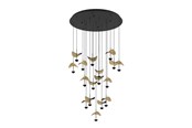 Lamper - EGLO Stars of Light DRACERA klyngependel Ø780 7L sort/guld - 390341