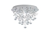 Lamper - EGLO Stars of Light PIANOPOLI loftlampe 15L Ø500 krystal/krom - 39245