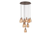 Lamper - EGLO Stars of Light SIRACUSA pendel 10L Ø580 kobber - 39509
