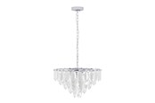 Lamper - EGLO Stars of Light CARVARIO lysekrone 10L E14 krom/satin/klar - 39722