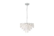 Lamper - EGLO Stars of Light CARVARIO lysekrone 7L E14 krom satin/klar - 39723