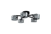 Lamper - EGLO Stars of Light COPILLOS loftlampe 5L Ø660 sort/røgfarvet - 39874