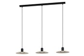 Lamper - EGLO Stars of Light MAYAZES langbordspendel 3xGU10 sort/træ FSC - 39912