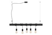 Lamper - EGLO Stars of Light TOWNSHEND-B langbordspendel 5xE27 sort - 39937