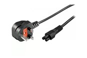 Strømkabel (intern) - Deltaco DEL-109F-UK - power cable - BS 1363 to IEC 60320 C5 - 3 m - DEL-109F-UK
