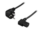 Strømkabel (intern) - Deltaco DEL-109B - power cable - power CEE 7/7 to power IEC 60320 C13 - 20 cm - DEL-109B-20