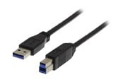 USB kabel - Deltaco USB3-110S - USB cable - USB Type A to USB Type B - 1 m - USB3-110S