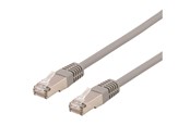 Netværkskabel - Deltaco STP-62AU - patch cable - 2 m - grey - Grå - 2m - STP-62AU