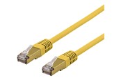 Netværkskabel - Deltaco SFTP-61GLAH - patch cable - 1 m - yellow - Gul - 1m - SFTP-61GLAH