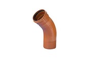Afløb - Wavin PVC bøjning 45° 250mm - 550519