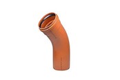 Afløb - Wavin PVC bøjning 45° 315mm - 550523