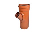 Afløb - Wavin PVC grenrør 45° 315/160mm - 550913