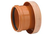 Afløb - Wavin PVC overgang 250mm, til betonmuffe - 551505
