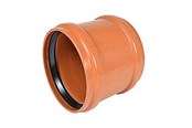 Afløb - Wavin PVC skydemuffe 400mm - 550407