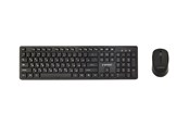 Tastatur - Gembird - keyboard and mouse set full size - QWERTY - Russian - black Input Device - Tastatur & Mus sæt - Russisk - Sort - KBS-WCH-04-RU