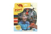 Kreativt Legetøj - Pippi vinduesmaling m/9 tusser & 4 motiver - 18286