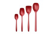 Køkkenredskaber - Rosti - Classic kitchen spoons Set of 4 - Red - 30119