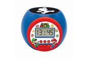 Musik - Mario Super  projektor vækkeur med timer - 80109