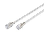 Netværkskabel - DIGITUS patch cable - 3 m - grey - Grå - 3m - DK-1632-A-030S