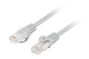 Netværkskabel - Lanberg patch cable - 10 m - grey - Grå - 10m - PCU6-10CU-1000-S