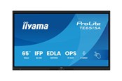 Digital skiltning & Hotel - iiyama ProLite TE6515A-B1AG 65" Class (64.5" viewable) LED-backlit LCD display - 4K - for digital signage / interactive communication - TE6515A-B1AG
