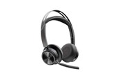 Hovedtelefoner/headset - HP Poly Voyager Focus 2-M USB-C-C Headset USB-C/A Adapter Charging Stand - A4HT2AA#AC3