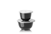 Køkkentilbehør - Rosti - Margrethe bowls Set of 2 + lids - Black - 29930