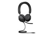 Hovedtelefoner/headset - Jabra Evolve2 40 SE MS Stereo - 24189-999-799